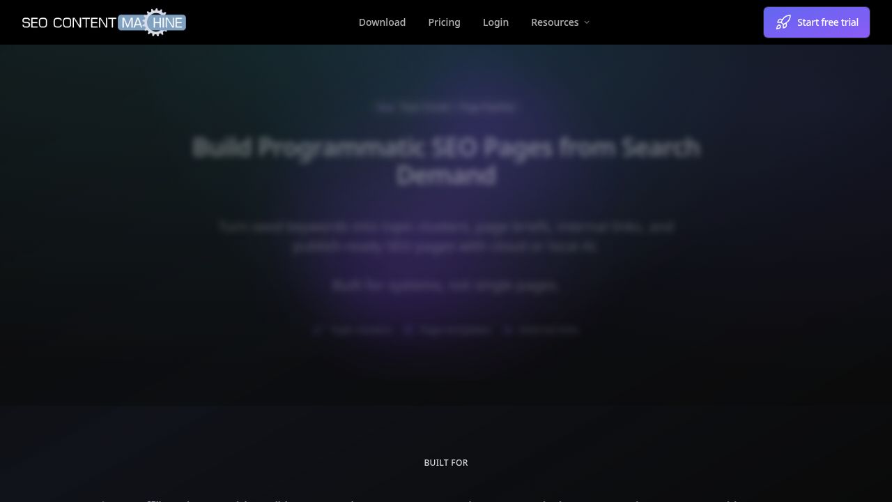 SEO Content Machine affiliate program - AI SEO and Marketing screenshot