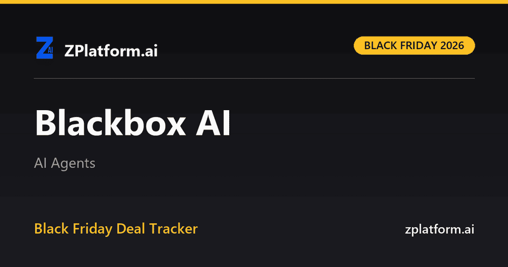 Blackbox AI Black Friday 2026 deal