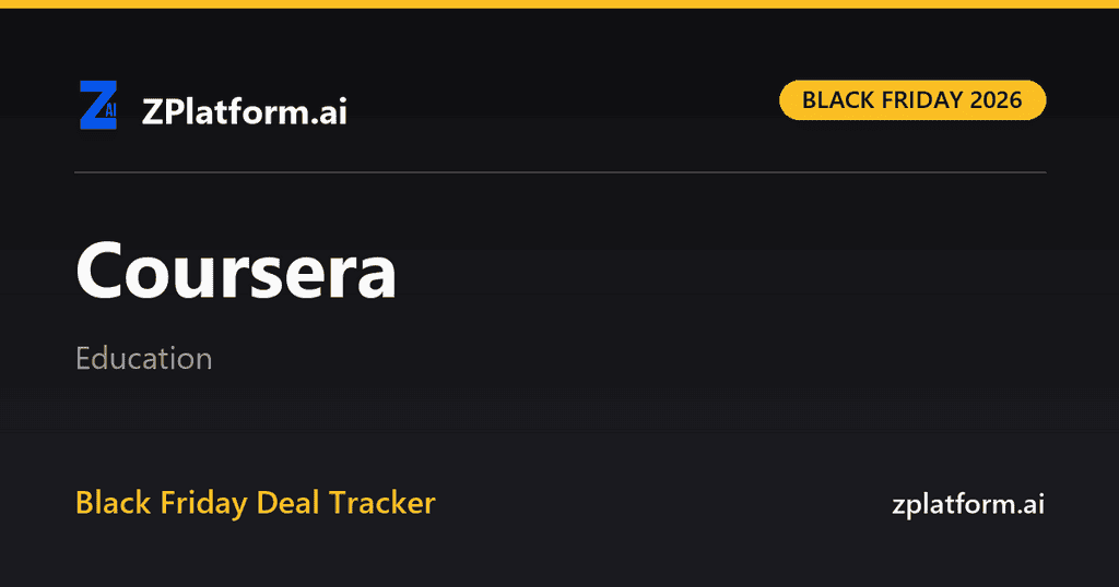 Coursera Black Friday 2026 deal