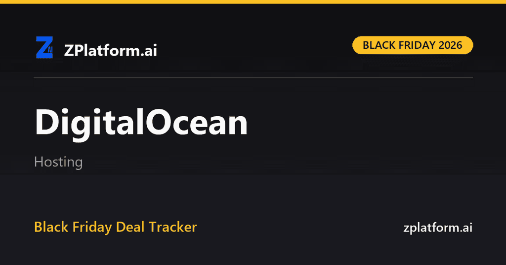 DigitalOcean Black Friday 2026 deal
