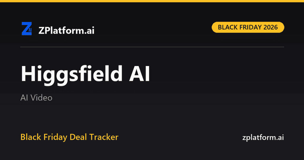 Higgsfield AI Black Friday 2026 deal