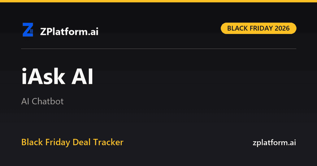 iAsk AI Black Friday 2026 deal