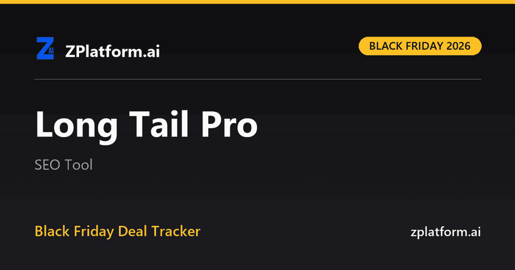 Long Tail Pro Black Friday 2026 deal