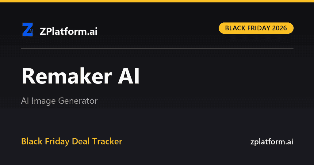 Remaker AI Black Friday 2026 deal