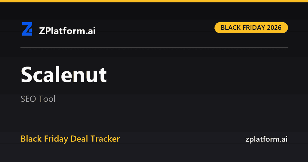 Scalenut Black Friday 2026 deal