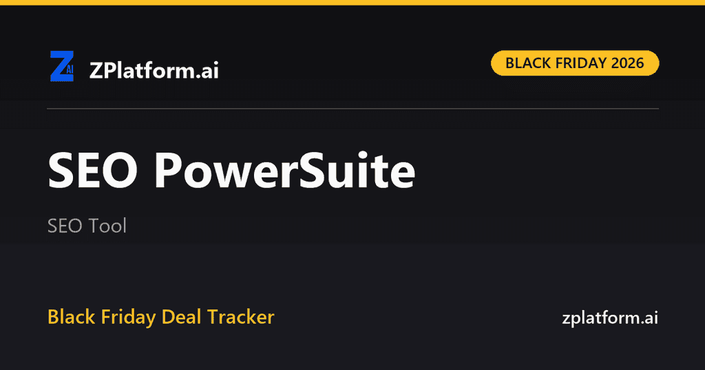 SEO PowerSuite Black Friday 2026 deal