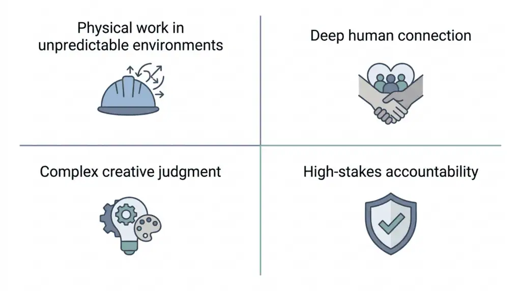 The four traits that make a job safe from AI