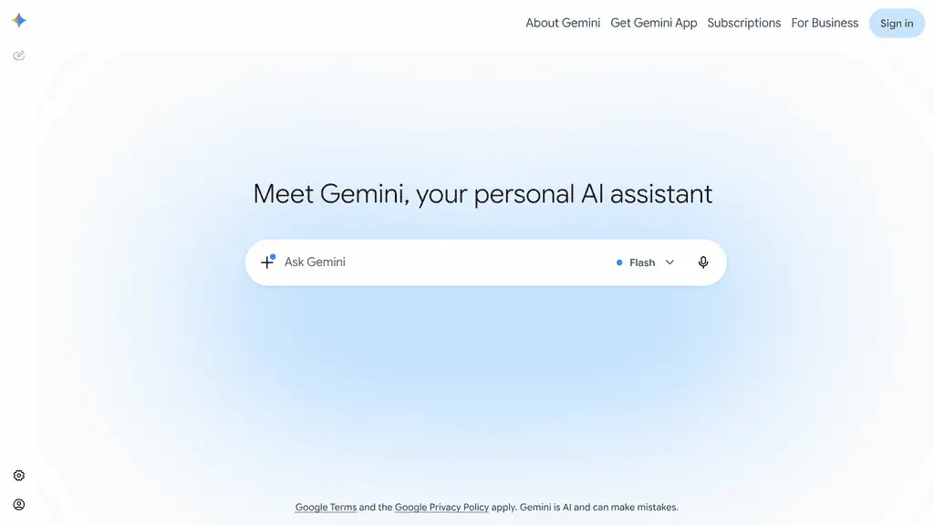 Google Gemini Imagen portrait generator homepage