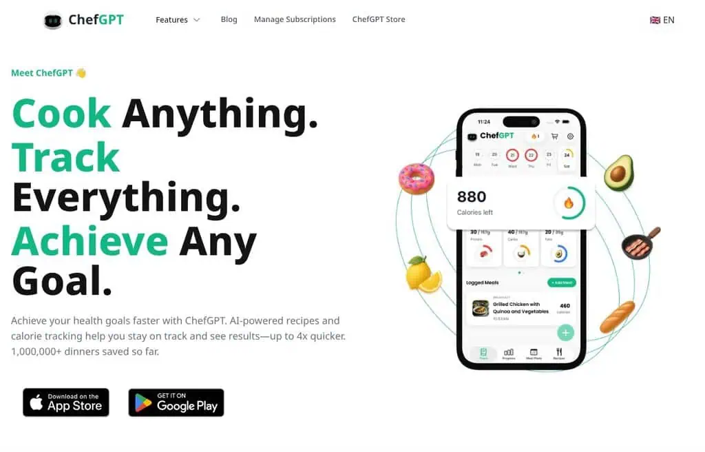 ChefGPT AI recipe and meal planning tool