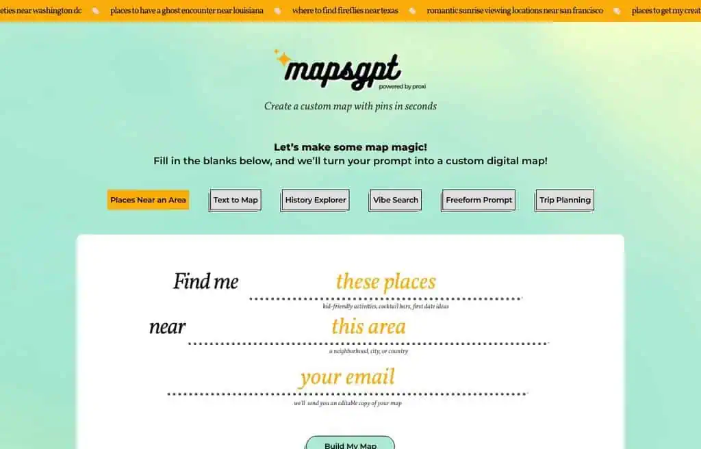 Maps GPT AI custom map generator