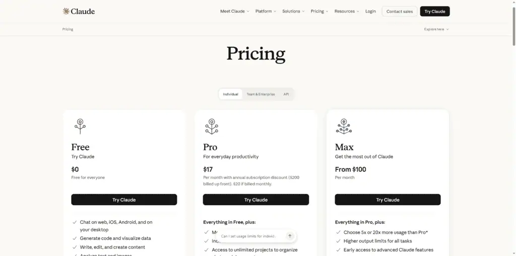 Claude AI by Anthropic showing long-form SEO content analysis and optimization suggestions