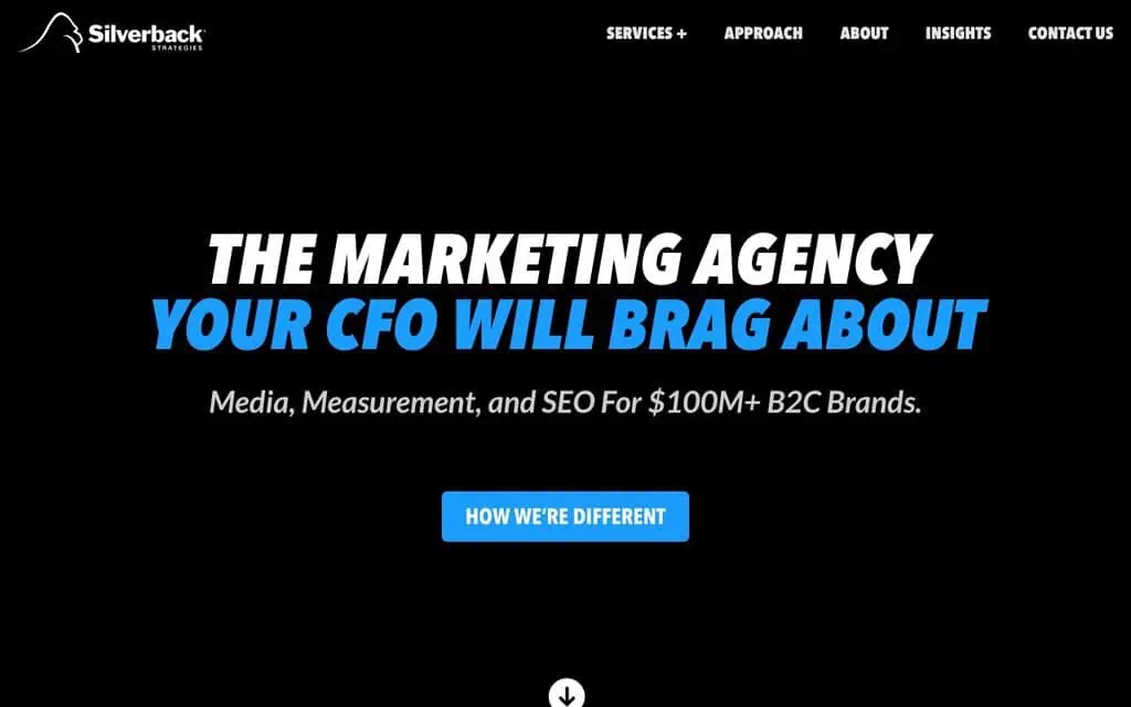 Silverback Strategies homepage - AI SEO agency