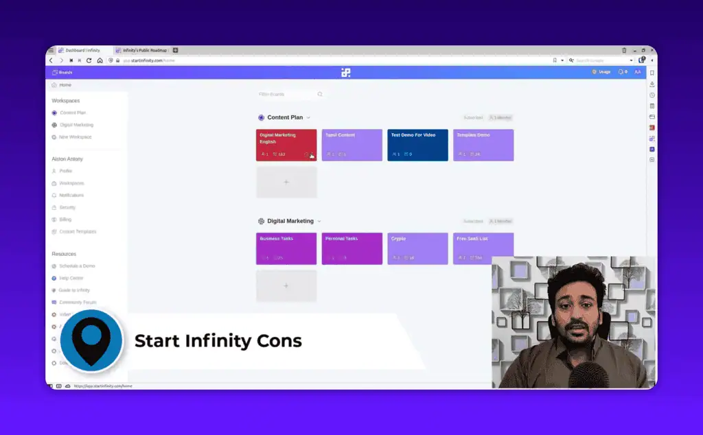 Start Infinity performance and limitations in heavy data tables