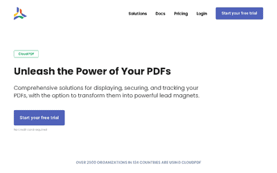 CloudPDF Affiliate Program affiliate program