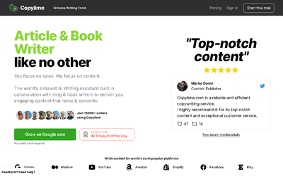 Copylime Affiliate Program affiliate program
