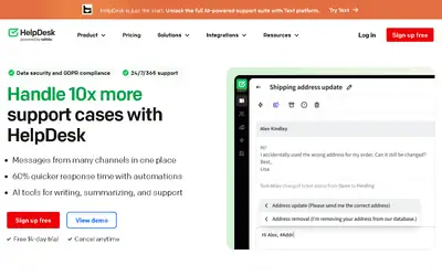HelpDesk Affiliate Program affiliate program