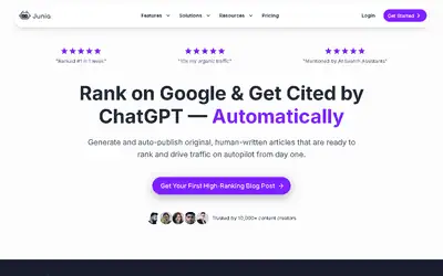 Junia AI Affiliate Program affiliate program