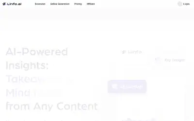 Linfo AI Affiliate Program affiliate program