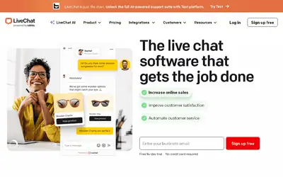 LiveChat Affiliate Program affiliate program