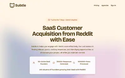 Subtle Affiliate Program affiliate program