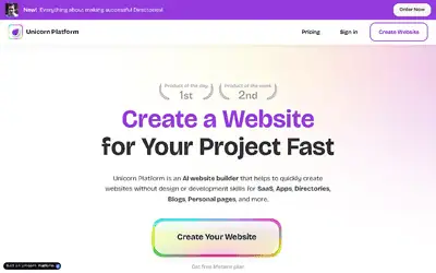 Unicorn Platform Affiliate Program affiliate program