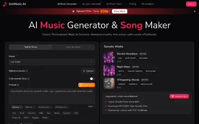 UniMusic AI Affiliate Program affiliate program