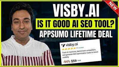 video thumbnail for 'Visby AI Review: Best GEO Tracking Lifetime Deal in Appsumo?'