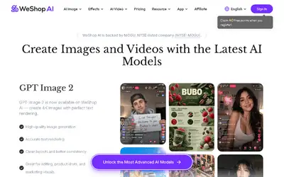 WeShop AI Affiliate Program affiliate program
