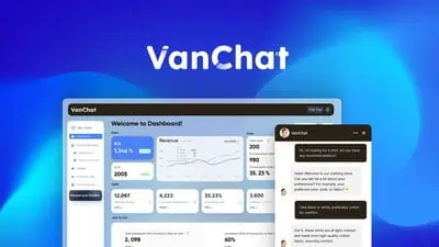 VanChat is a ChatGPT-powered AI shopping assistant for Shopify stores that answers buyer questions and recommends products to lift conversions.