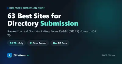 63 Best Sites for Directory Submission in 2026 (Ranked by Real DR)