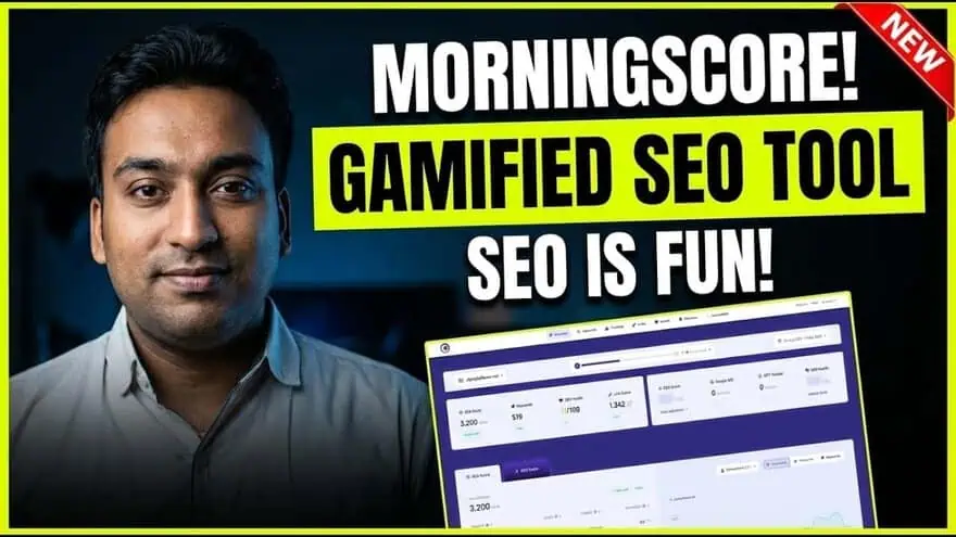 video thumbnail for 'Morningscore Review - Gamified SEO Tool That Actually Works? + Secret Coupon'