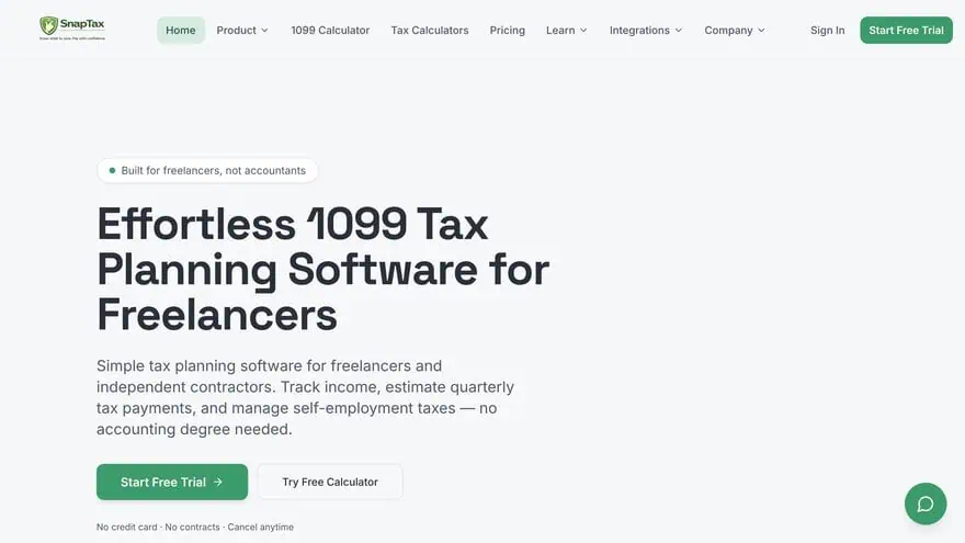 SnapTax Review 2026: Simple Tax Planning Built for Freelancers