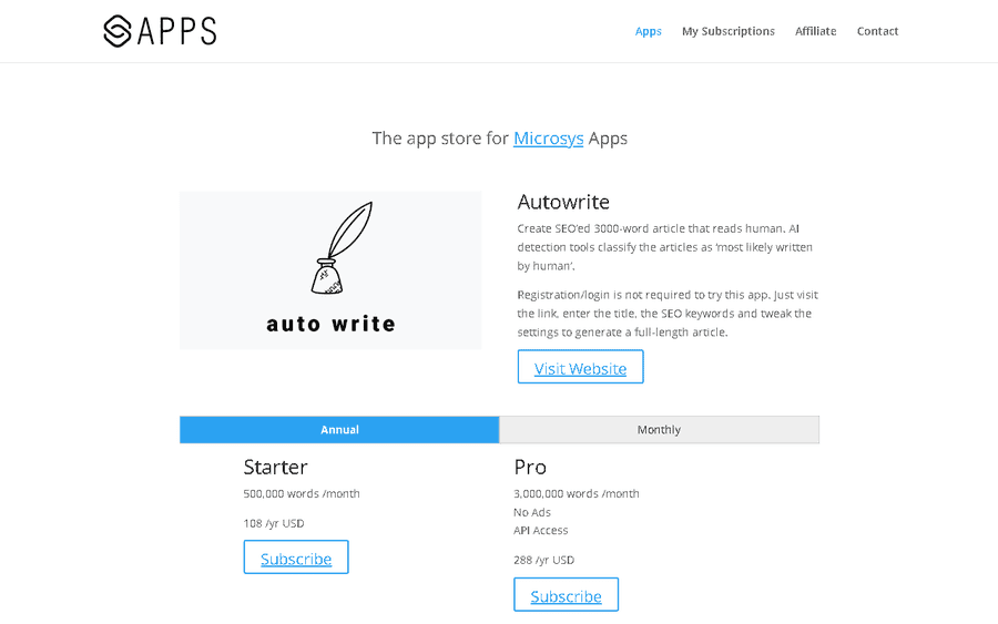 Apps.ee affiliate program - commission rates and program details
