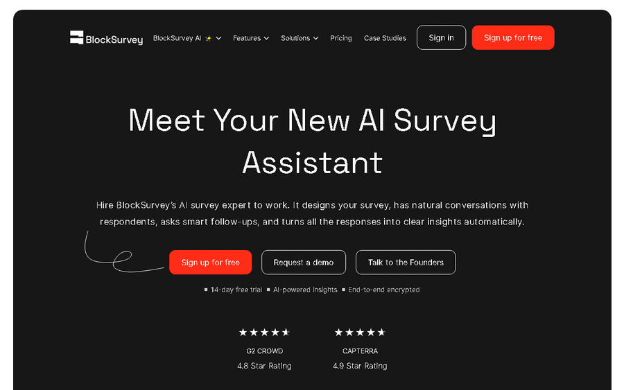 BlockSurvey affiliate program - commission rates and program details