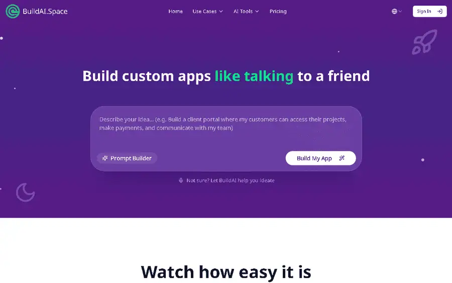 BuildAI affiliate program - commission rates and program details