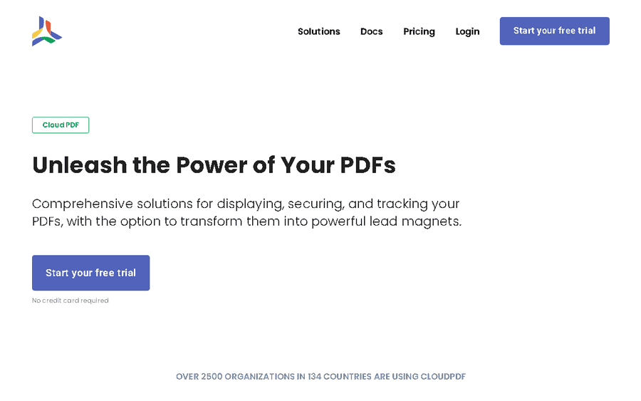 CloudPDF affiliate program - commission rates and program details