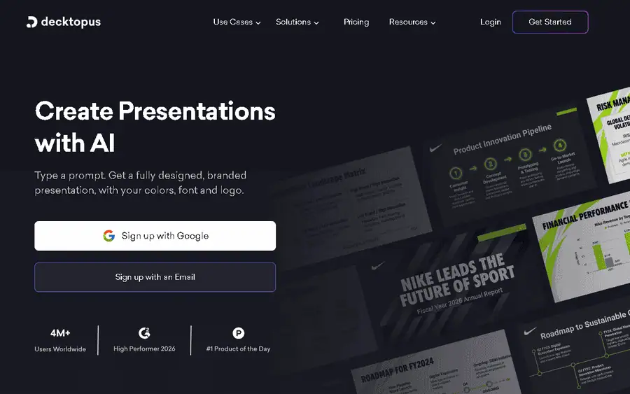 Decktopus AI affiliate program - commission rates and program details