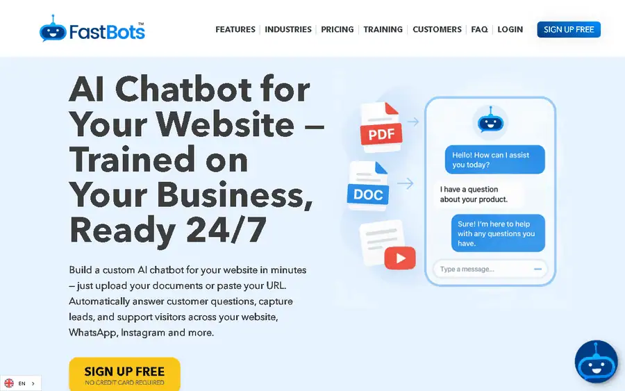 Fastbots AI affiliate program - commission rates and program details