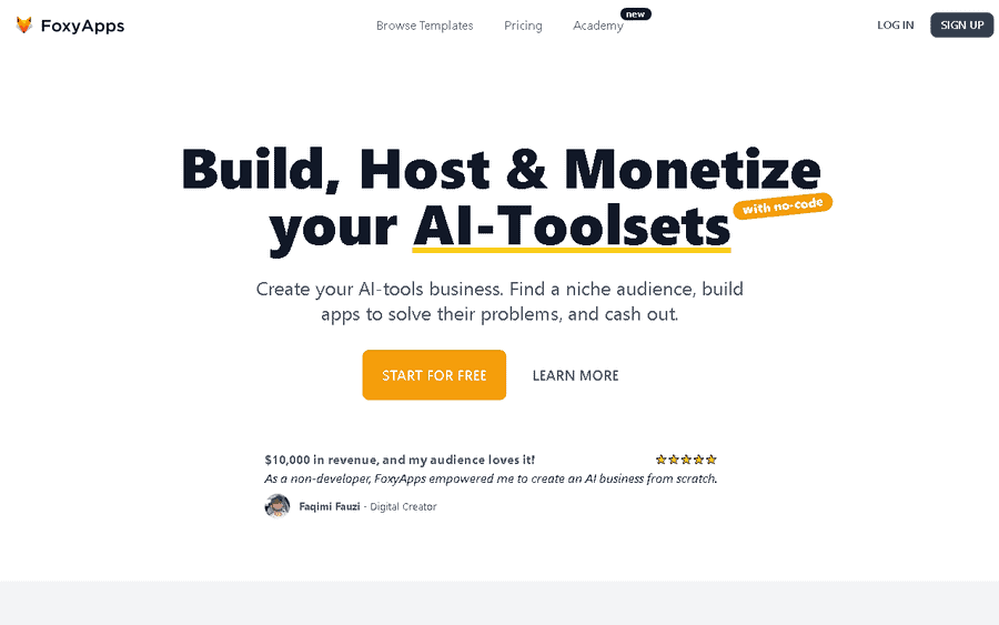 Foxy Apps affiliate program - commission rates and program details