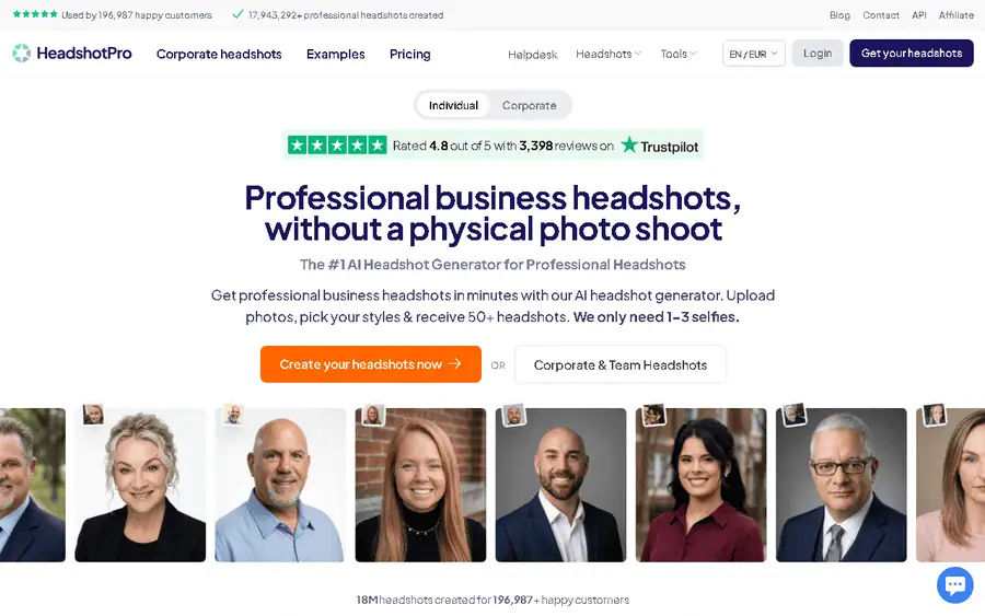 HeadshotPro affiliate program - commission rates and program details