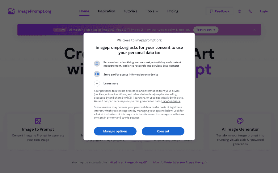 ImagePrompt affiliate program - commission rates and program details