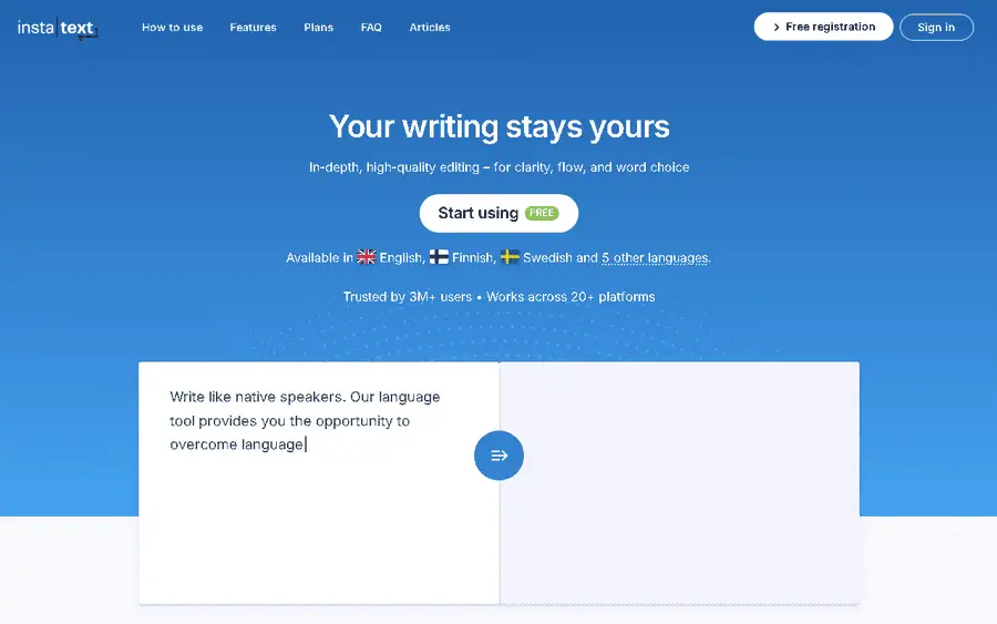 InstaText affiliate program - commission rates and program details