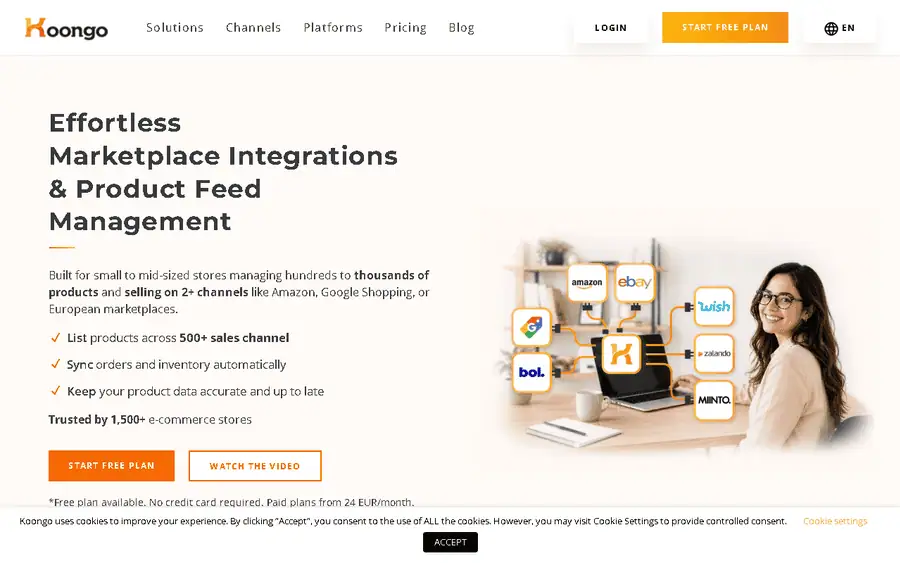 Koongo affiliate program - commission rates and program details
