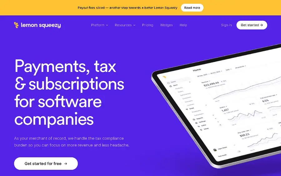 Lemon Squeezy affiliate program - commission rates and program details