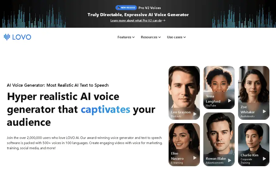 LOVO AI affiliate program - commission rates and program details