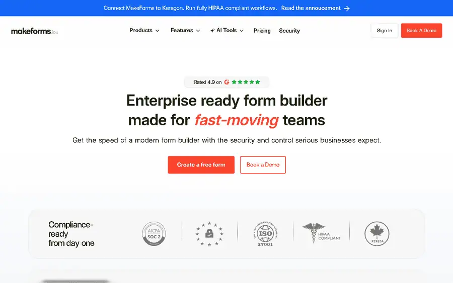 MakeForms affiliate program - commission rates and program details