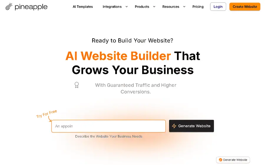 Pineapple Builder affiliate program - commission rates and program details