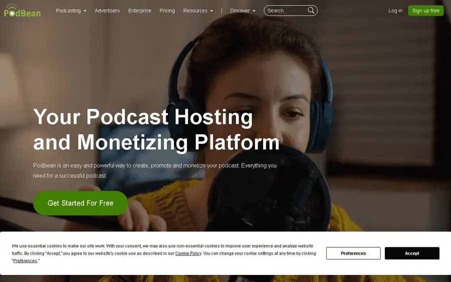Podbean affiliate program - commission rates and program details