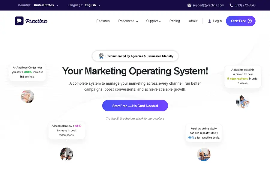 Practina AI affiliate program - commission rates and program details