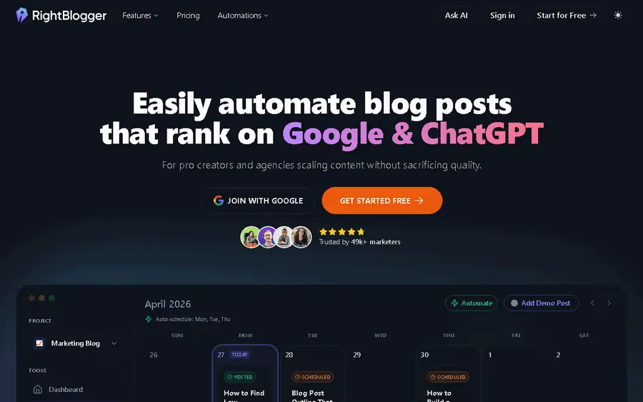 RightBlogger affiliate program - commission rates and program details